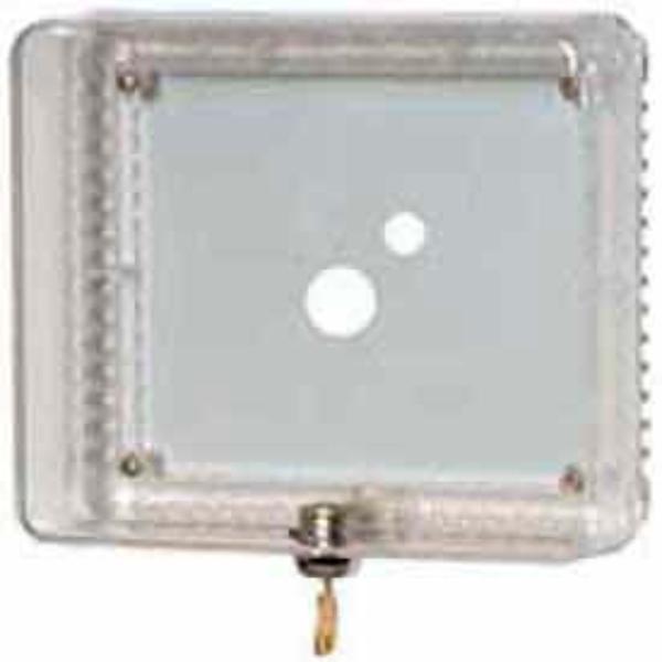 B394148 Honeywell Medium Universal Thermostat Guard with Clear Cover & Base Opaque Wallplate TG511A1000 -  RESIDEO