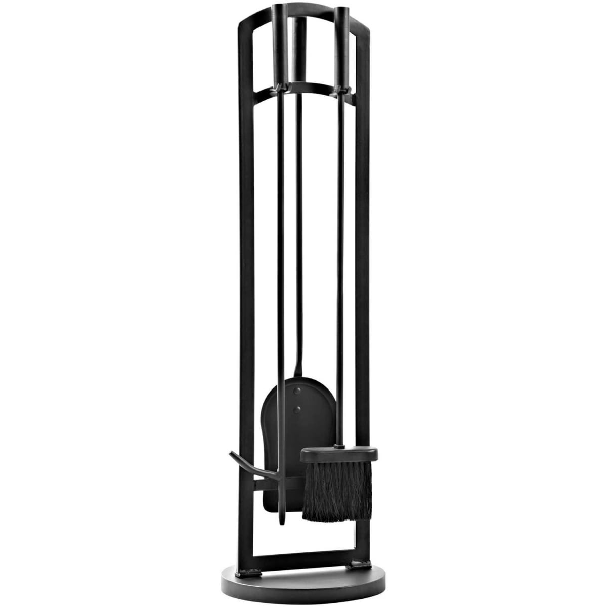 B1956174 Pleasant Hearth Arched Fireplace Toolset FA219TA - Black - 4 Piece