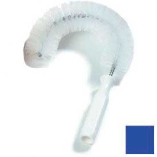 Carlisle 41100EC14 11 1/2 Clean In Place Brush w/ Polyester Bristles, Blue
