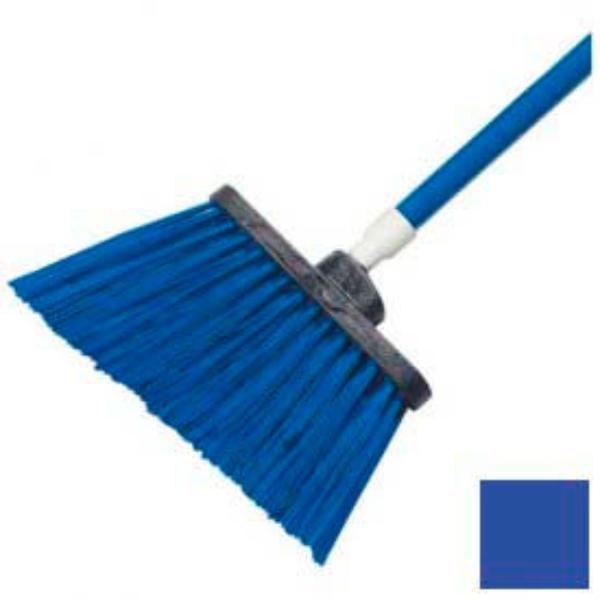 B642518 Sparta Spectrum Duo-Sweep Polyethylene Angle Broom Unflagged - 56 in. - Blue