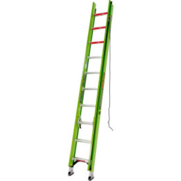 Hyperlight 20 ft. Fiberglass Extension Ladder - Green - 375 lbs