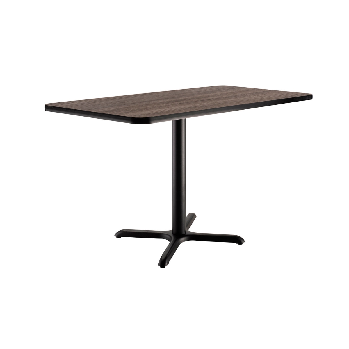 Interion Breakroom Table - Charcoal - 48 x 30 x 29 in. - Durable Design
