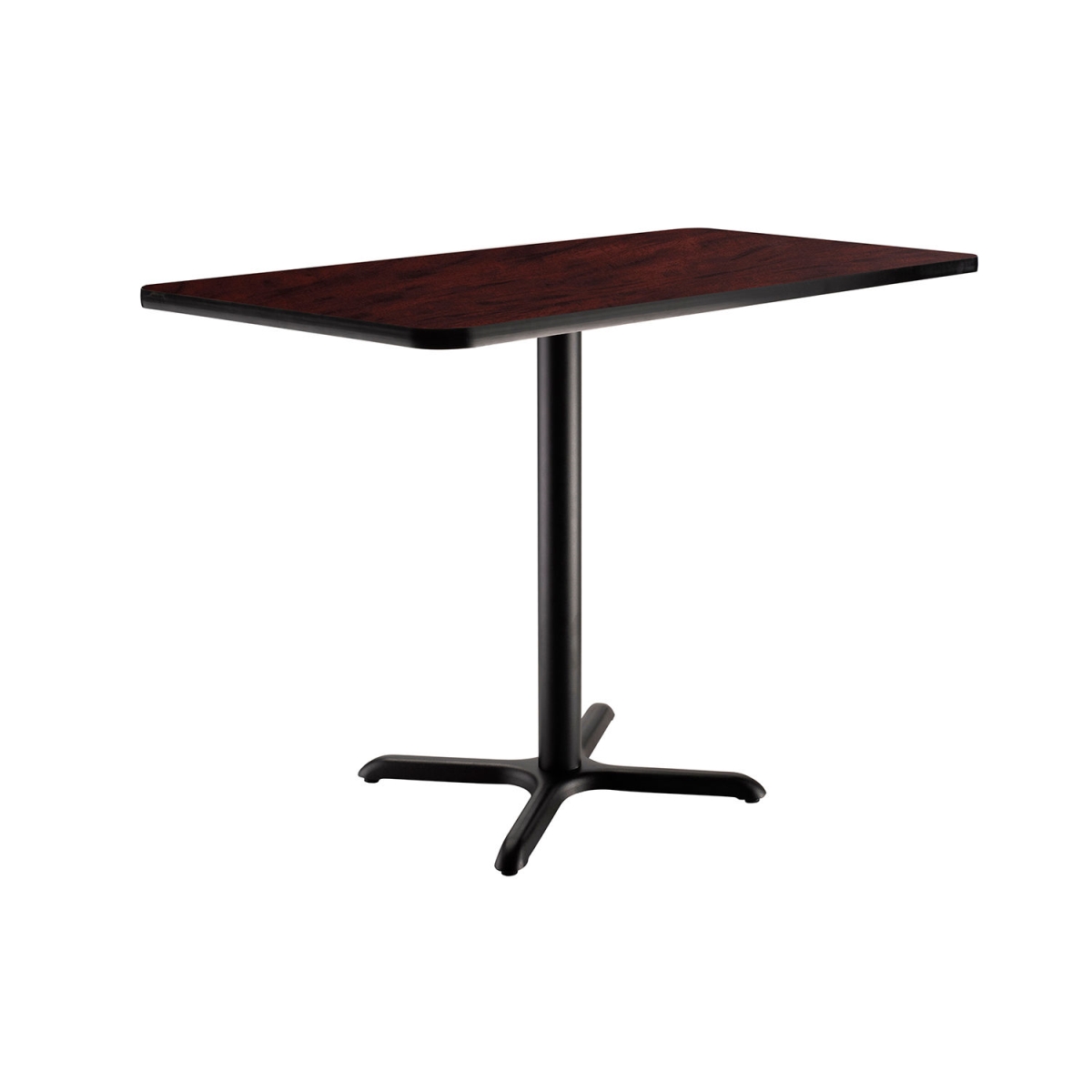 Global Industrial 695850MH Interion Counter Height Restaurant Table - 48 x 30 x 36 in. - Mahogany