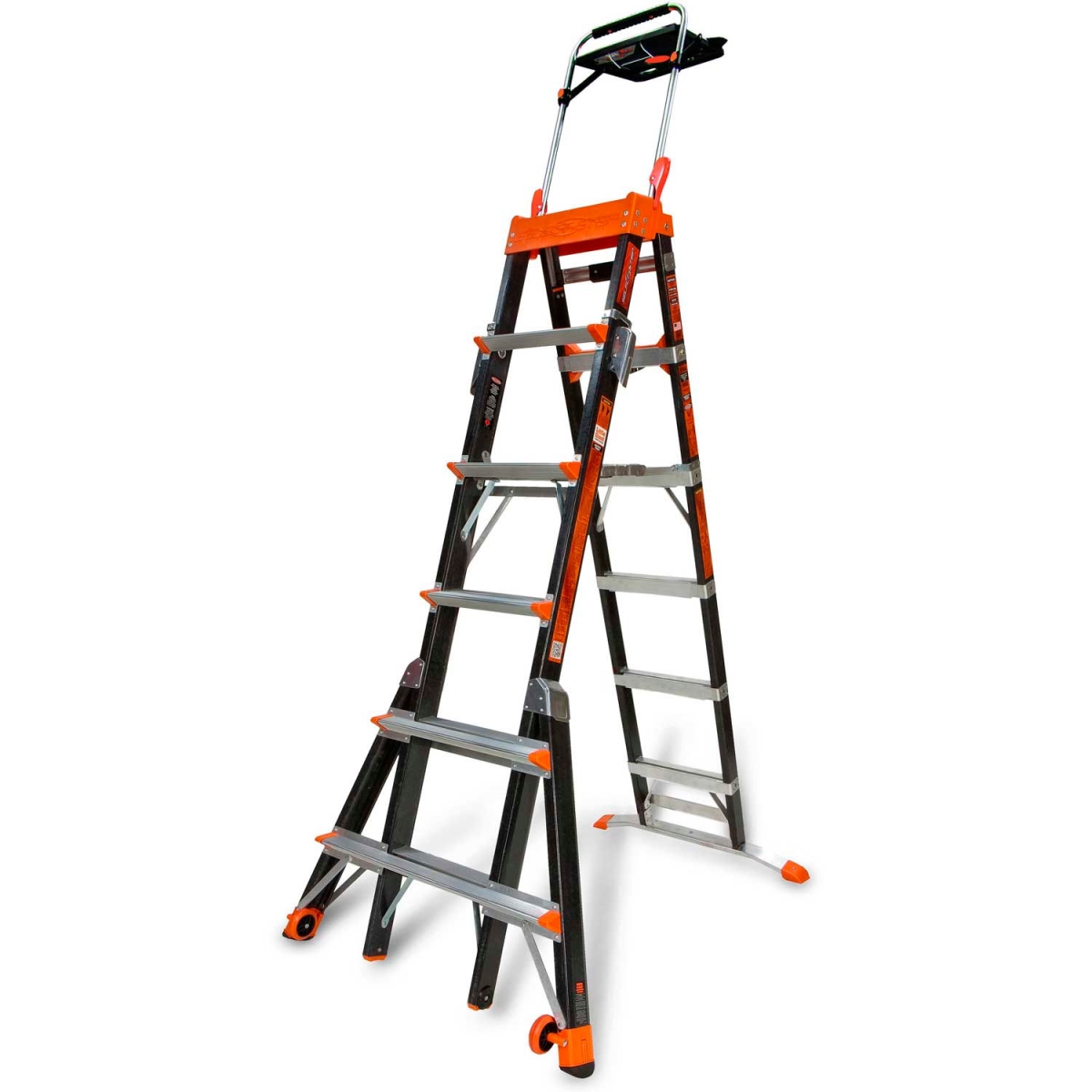 B2200491 Fiberglass Select Step Ladder with Air deck - 6-10 ft. Type 1AA - 15131-920 - Black