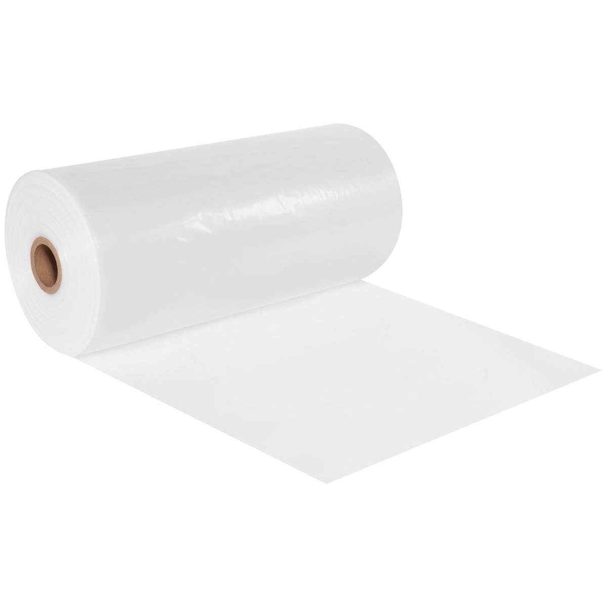 Global Industrial B2205099 Low Density Poly Tubing - 7 in. x 1075 ft. - 4 Mil - Clear - 1 Roll