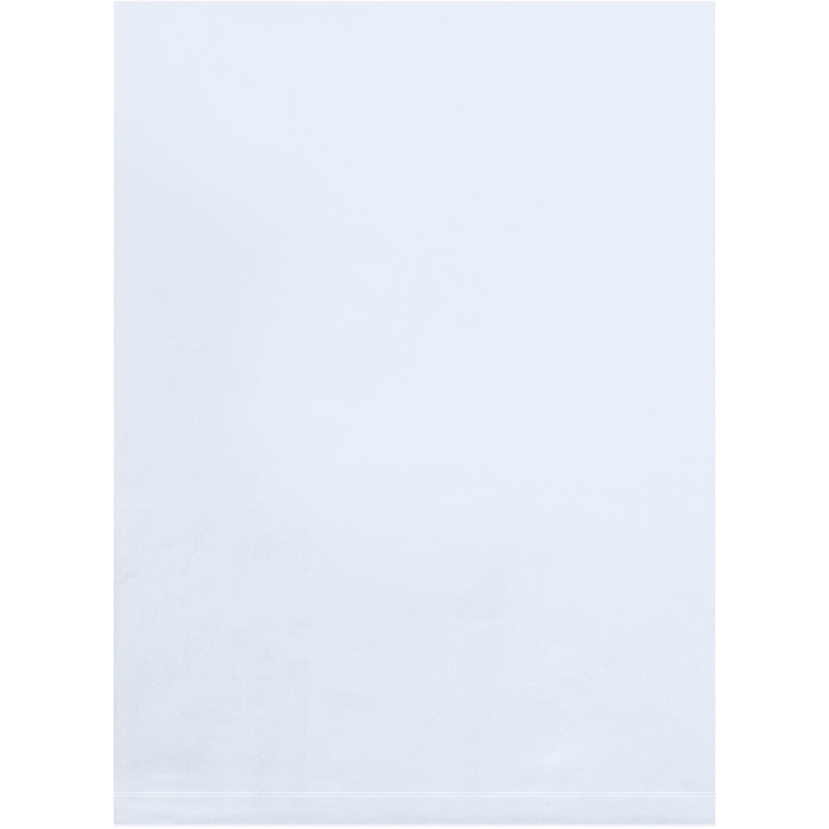 Layflat Poly Bags - Clear - 9 x 12 in. - Pack of 1000 - 2 Mil Thickness