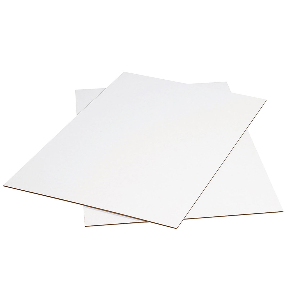 Global Industrial B2276729 Corrugated Sheets - 40 x 40 in. - White