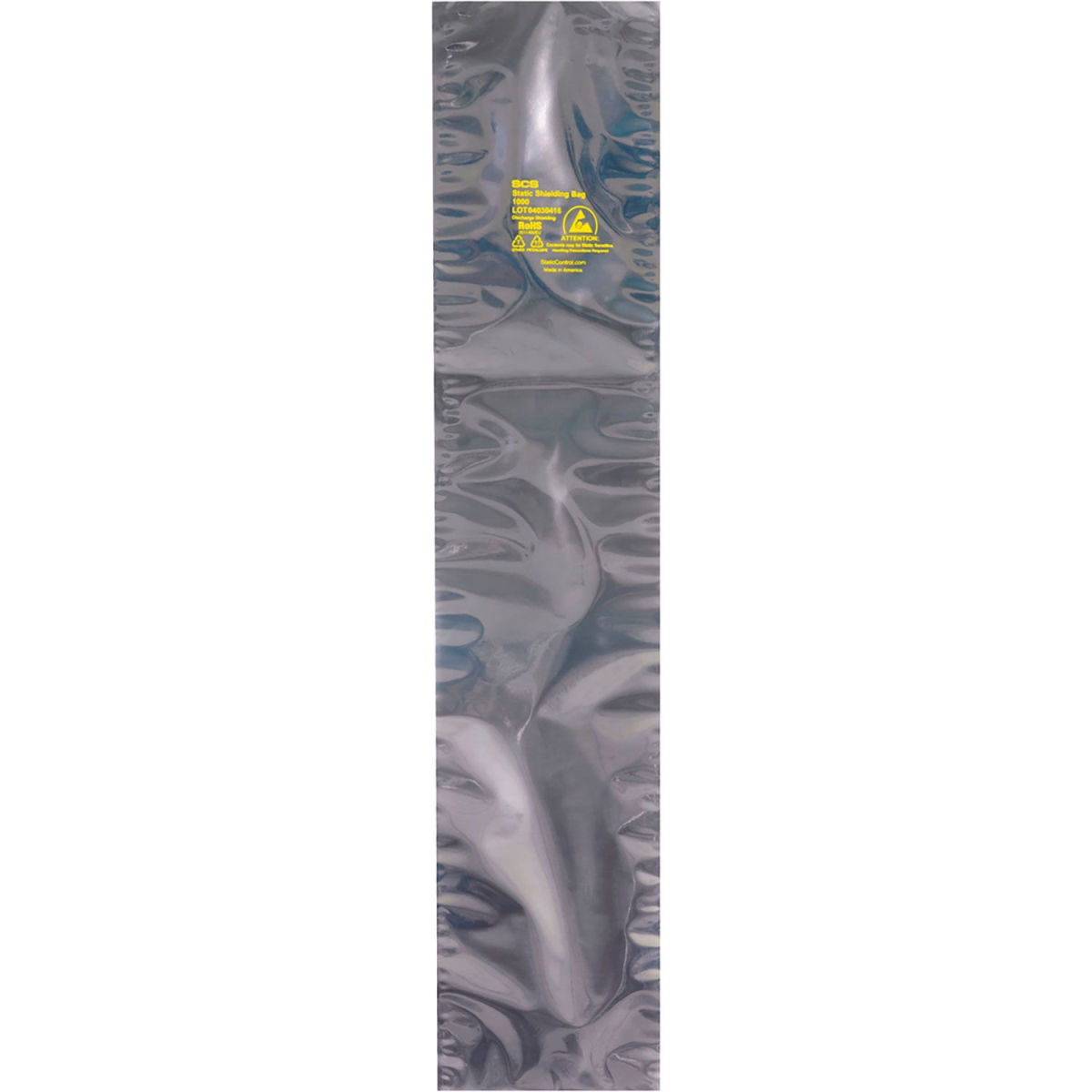 Picture of Global Industrial B3174498 Open End Static Shielding Bags - 7 x 15 in. - 2.8 Mil - Transparent - Pack of 100
