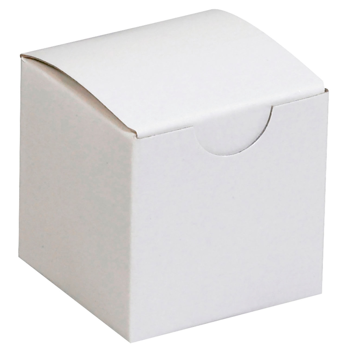 Global Industrial B3172541 Gift Boxes - 2 x 2 x 2 in. - White - Pack of 200