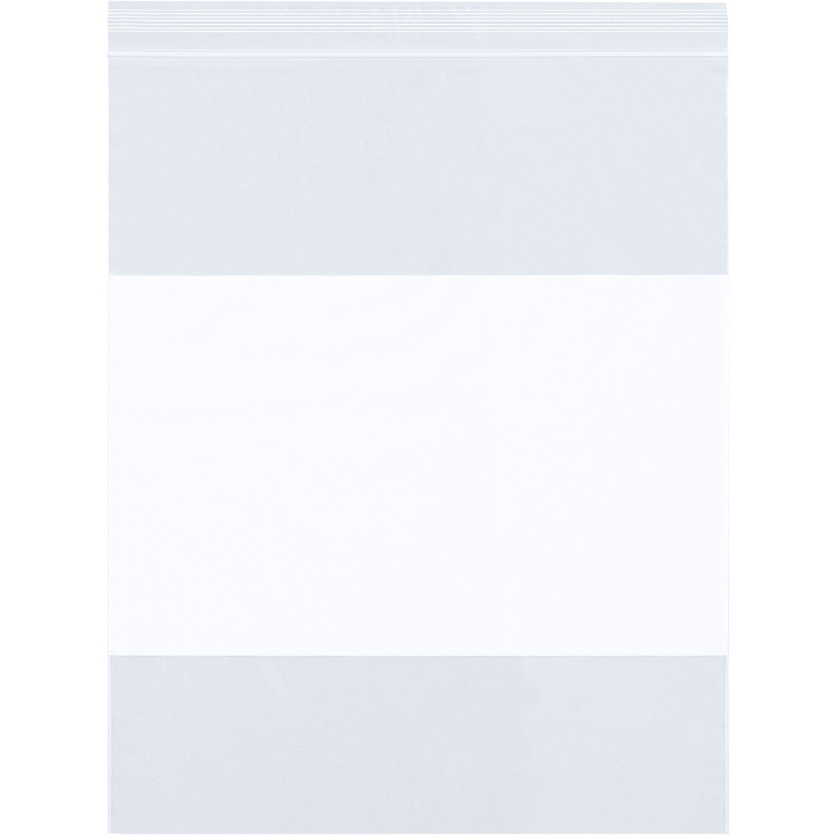 Global Industrial B2207769 Seal Top Reclosable Bags with Write on Block - 6 x 9 in. - 2 Mil - Clear - Pack of 1000