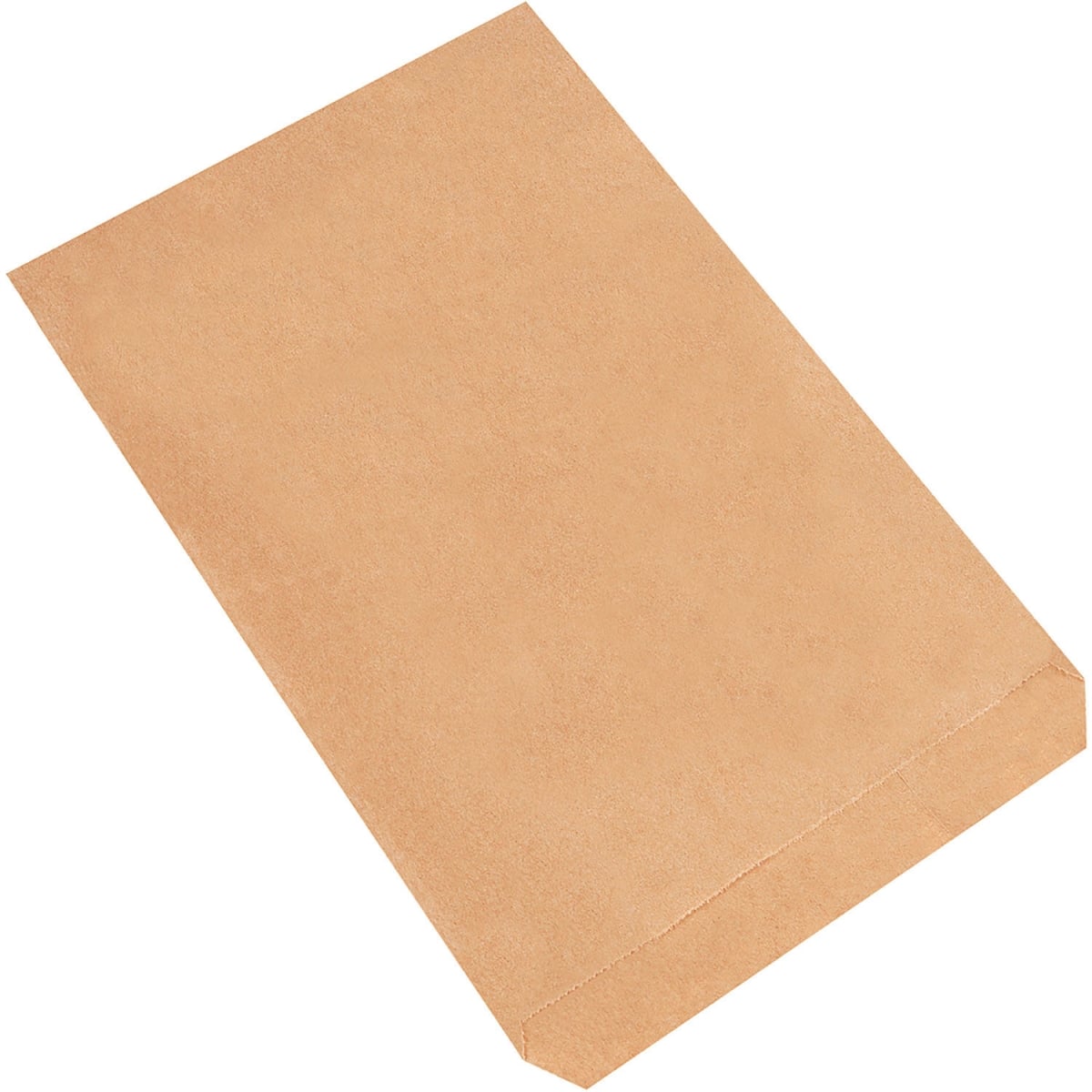 Flat Merchandise Bags - Kraft - 7.5 x 10.5 in. - Pack of 2000 - Recyclable