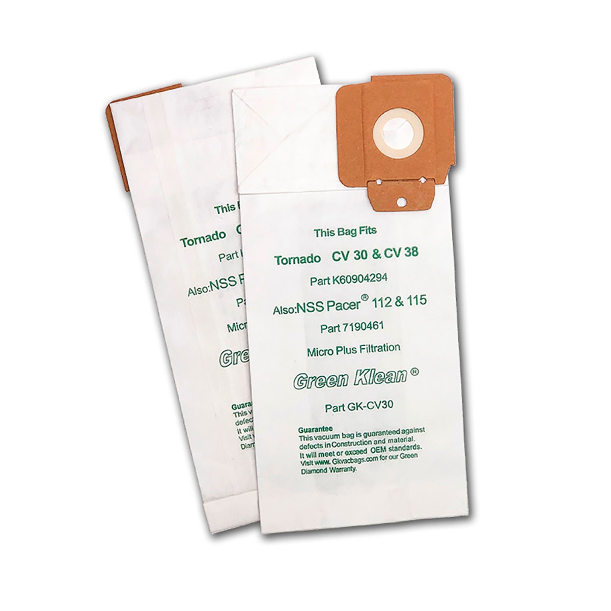 B254068 Tornado CV30 & CV38 12 & 15 Vacuum Cleaner Bag