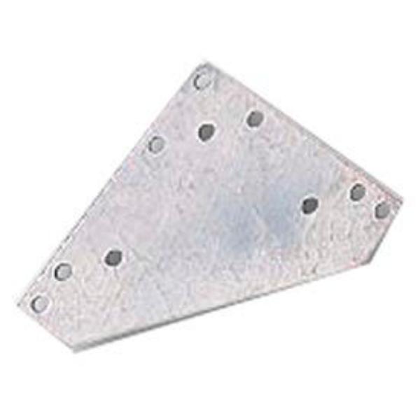 B271297 Lyon Gussets - 6 x 6 in. - Galvanized - Pack of 12