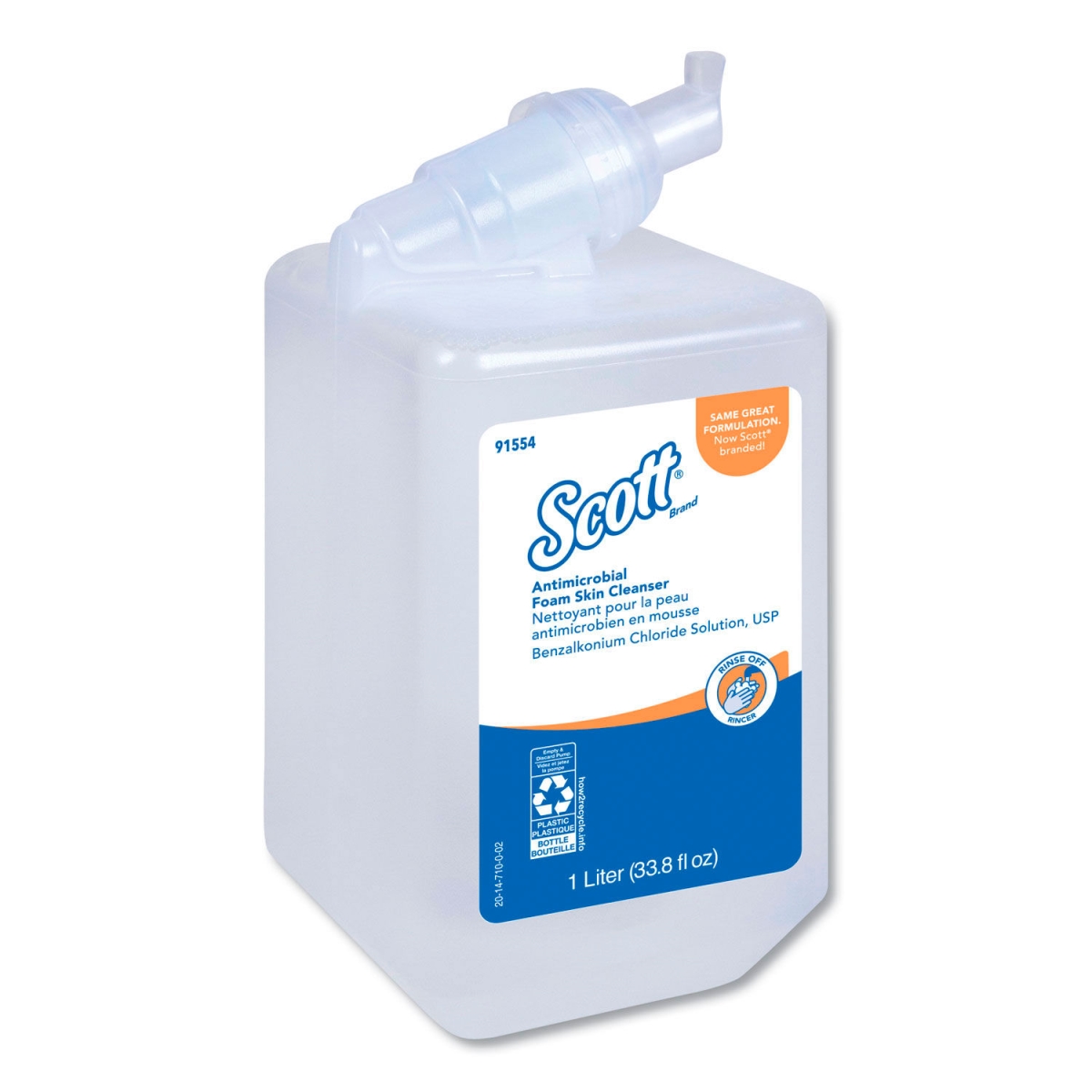 Picture of Kimberly-Clark B1134025 KIM91554 Kleenex Hygienic Hand Cleanser Fresh Bottle - 1 lbs
