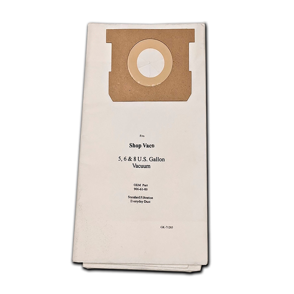B254095 5-8 gal Medium Efficiency 712-05 for Everyday Dust Vacuum Bag