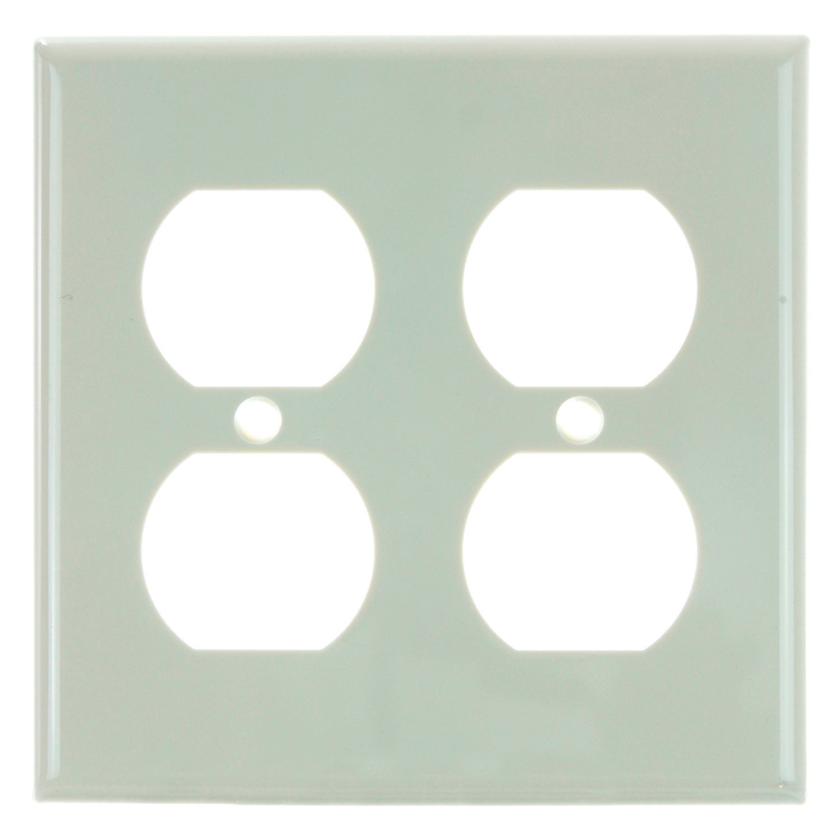 B3166759 Sunlite Receptacle Duplex Wall Plate - 2-Gang - Almond - Pack of 12