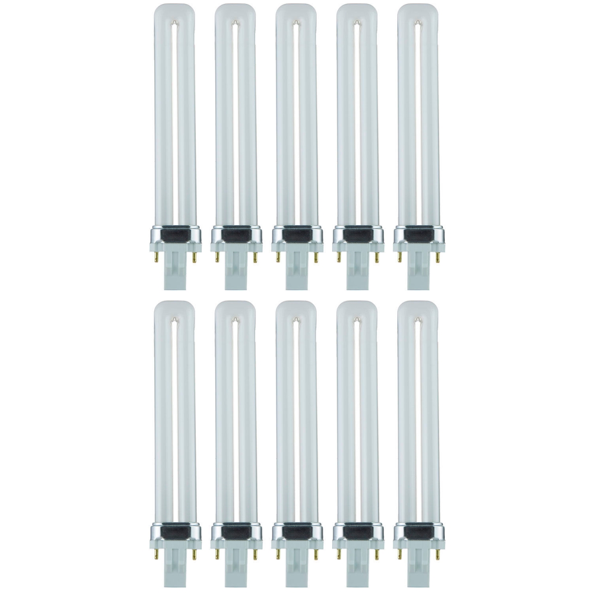 U-Bend Fluorescent Bulb - Cool White - 13W - Pack of 10 - 720 Lumens