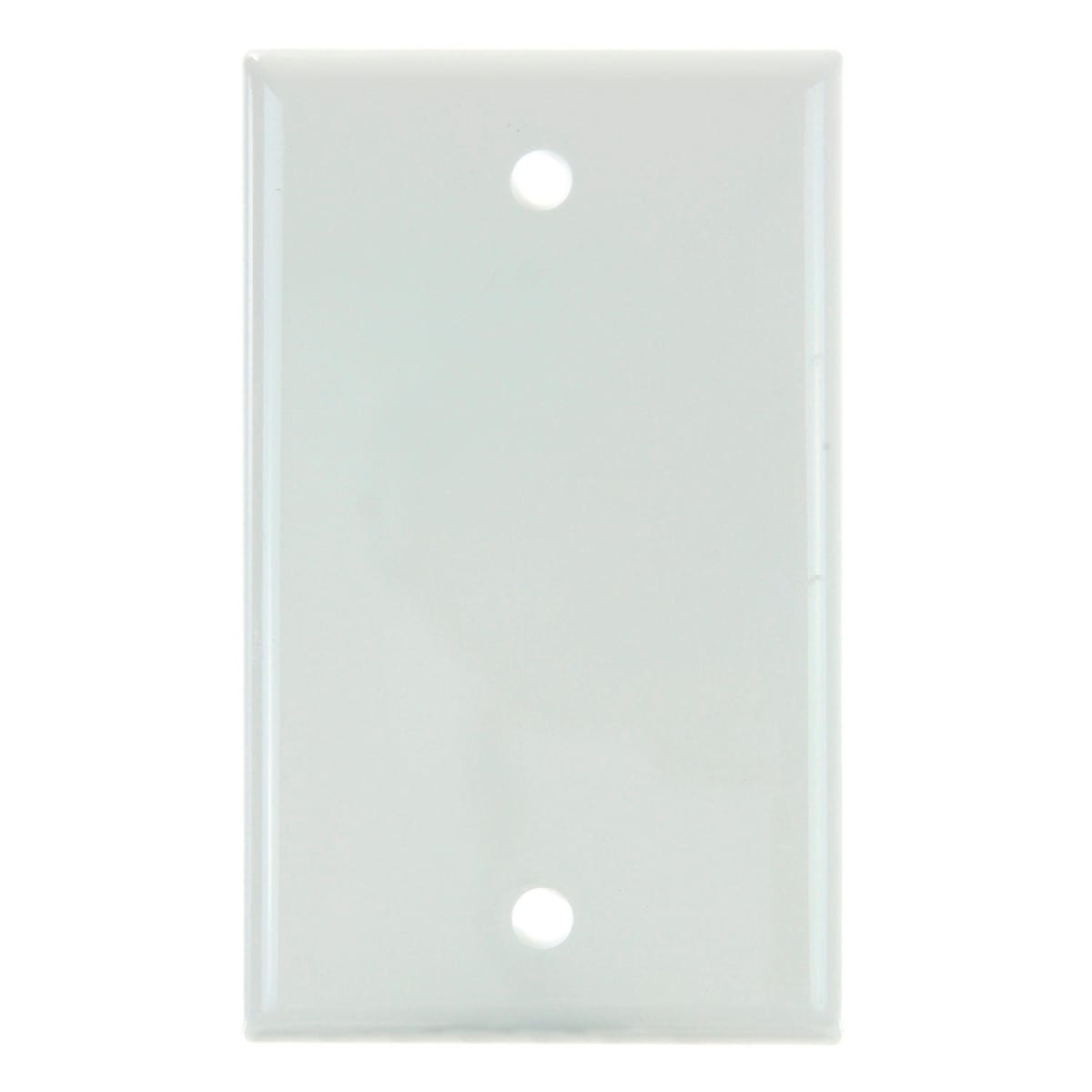 B3167317 Sunlite Blank Switch & Receptacle Plate - 1-Gang - White - Pack of 12