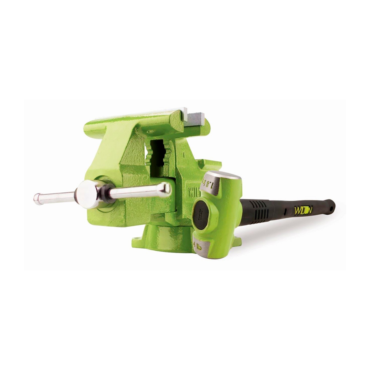 B3081185 Wilton B.A.S.H Utility Vise & Hammer Combo - 6.5 in. - Green - 4 lbs