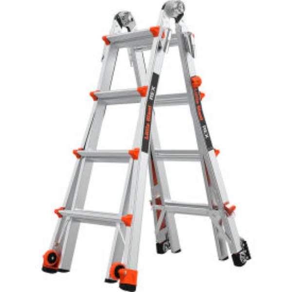 B3145016 Rex Articulated Extendable Ladder - Aluminum - Silver - 4 ft. Type IA - 300 lbs