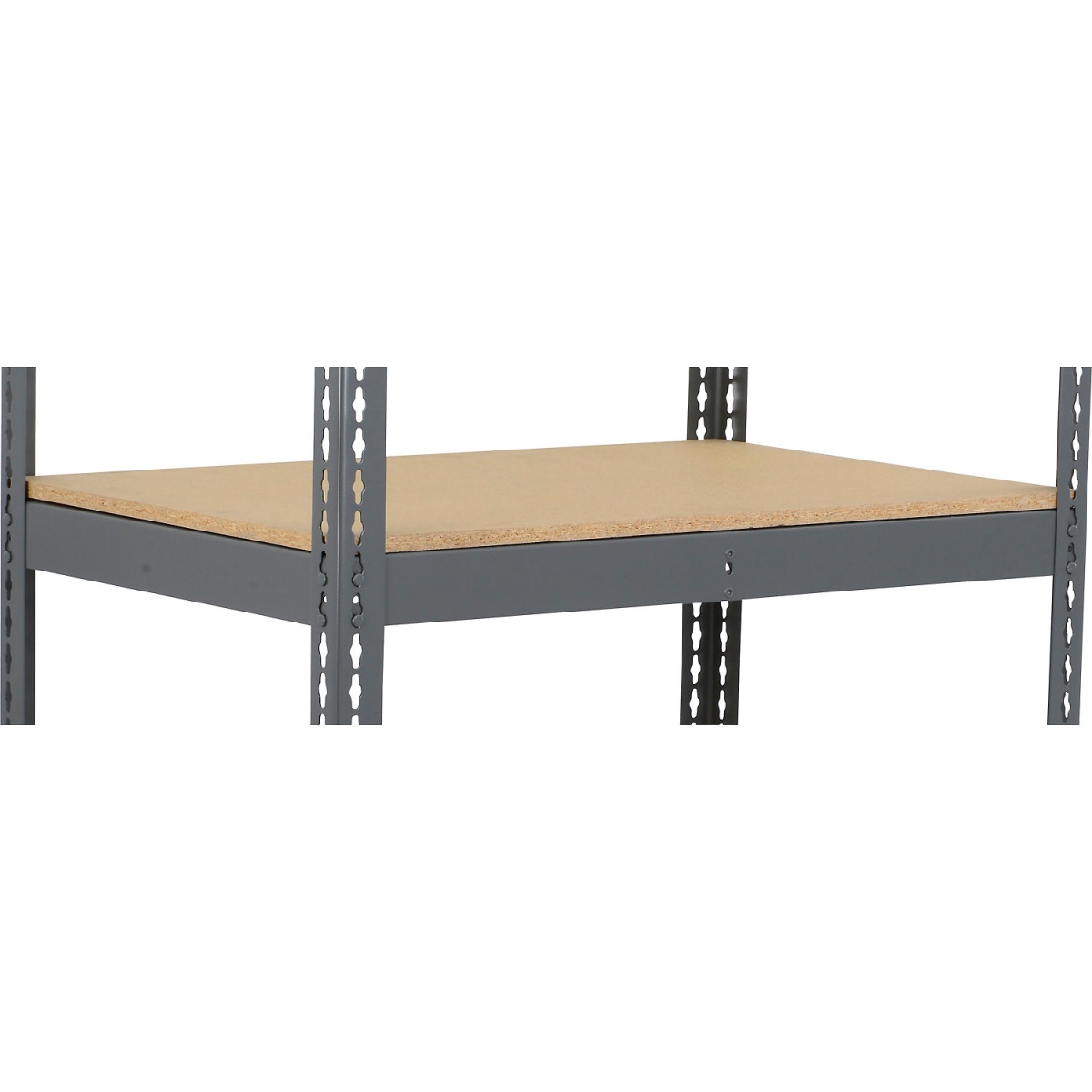 Global Industrial SBD3648W Extra Heavy Duty Boltless Shelving Additional Shelf - Wood Deck, Gray - 48 x 36 in.