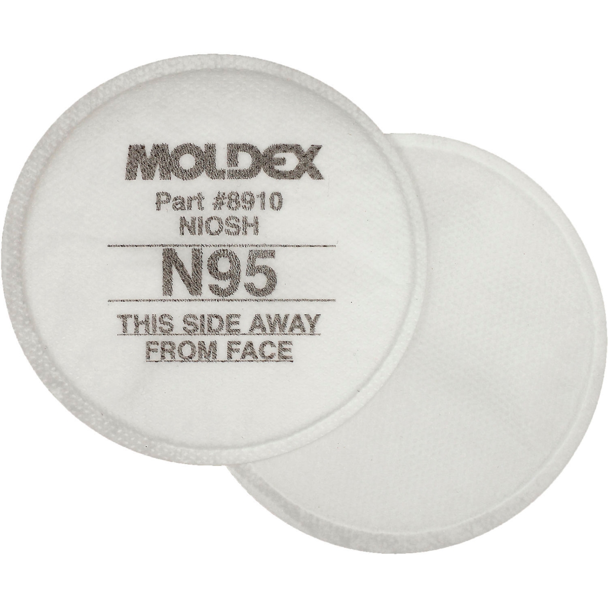 B2220389 8910 N95 Particulate Filter - White & Pink