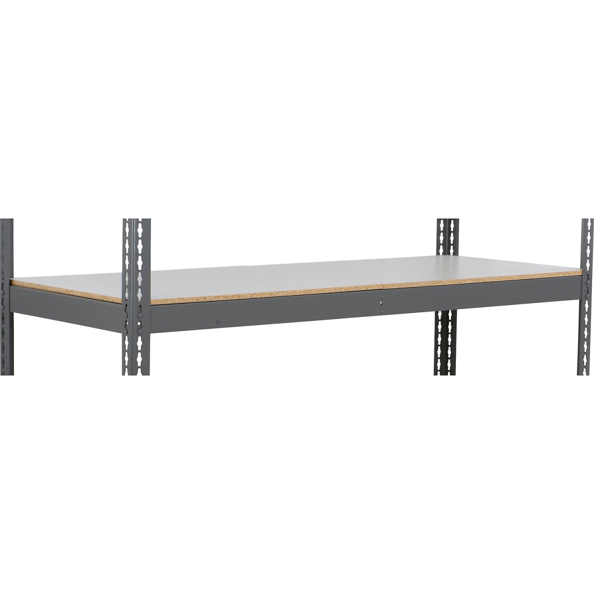 Global Industrial SBD2460L Extra Heavy Duty Boltless Shelving Additional Shelf - Laminate Deck, Gray - 60 x 24 in.