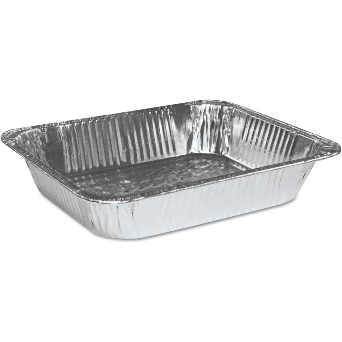 Picture of Lagasse B567479 Boardwalk BWKSTEAMHFDP - Half Size Steam Table Pan - Aluminum - Silver - 100 per Case