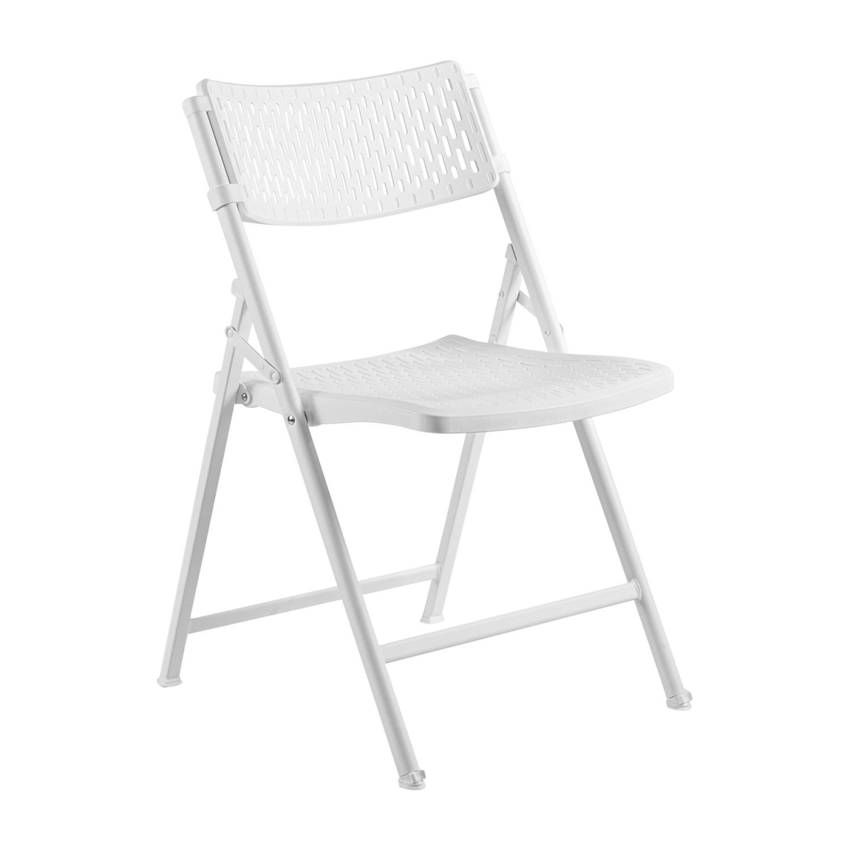 Picture of National Public Seating B2683999 Premium Polypropylene Folding Chair - Airflex Series -White - Pack of 4