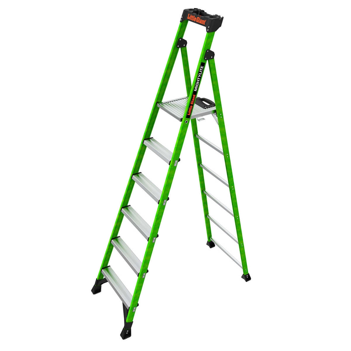B3145154 Mighty Lite Step Ladder - Green - 8 ft. Type IA - 6 Step - 300 lbs