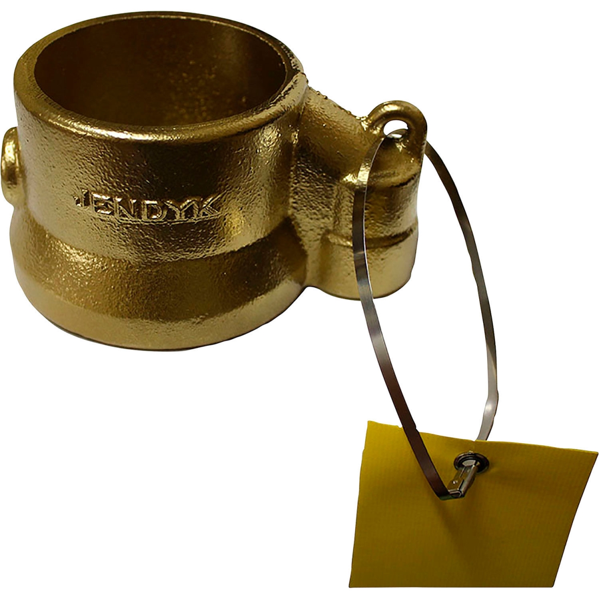 251309 King Pin Lock for Tractor Trailers with Keyed Alike Keys - Gold