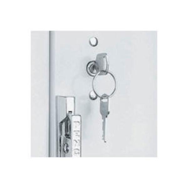 562770 Built-in Cylinder Key Lock with 2 Keys NF7020 - Gray