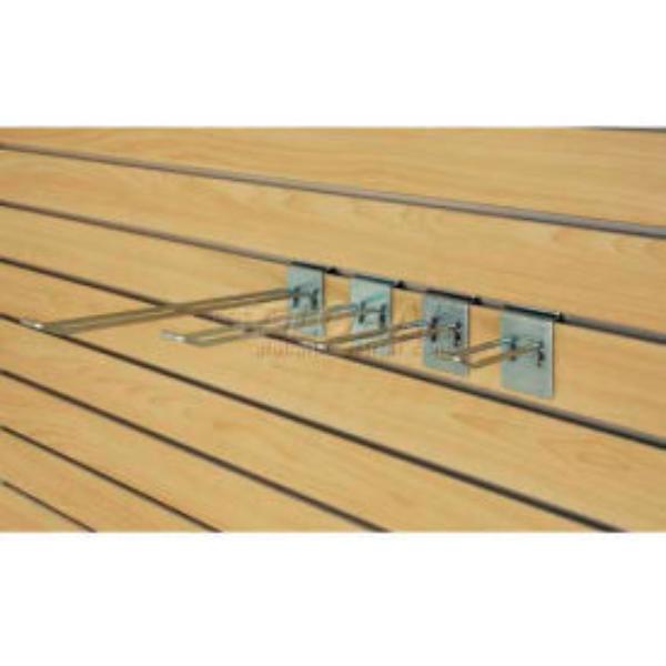 B1224098 8 in. Special Slatwall Hooks - Zinc - Silver