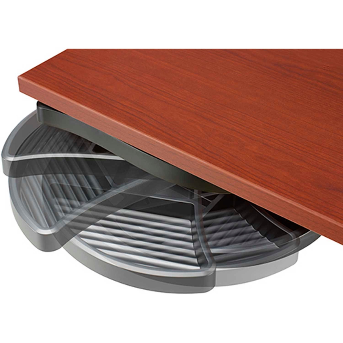 B1398645 Right Angle Swivel Pencil Drawer Compact - 8.5 x 14 x 1.25 in.