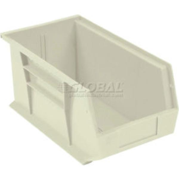 550112BG Plastic Stacking Bin - 14.75 x 8.25 x 7 in. - Ivory