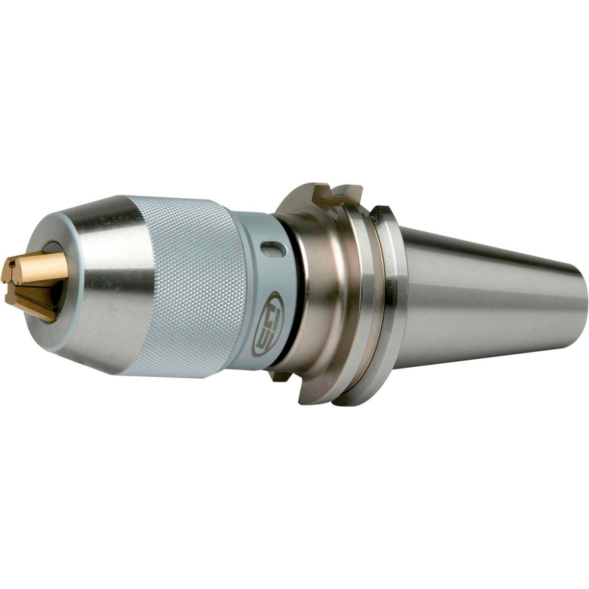 B2338220 0.5 in. GS CAT40 Capacity Taper Integral Keyless Shank Drill Chuck - 4.527 in. High Precision