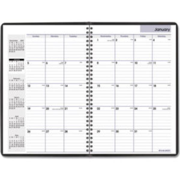 B1250147 DayMinder Monthly Planner - Ruled Blocks - 12 x 8 in. - 14-Month - December 2024 to January 2026