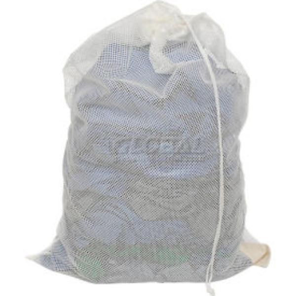 Picture of H.G. Maybeck B244352 Heavy Weight - Mesh Bag with Drawstring Closure - White - 24 x 36 in.