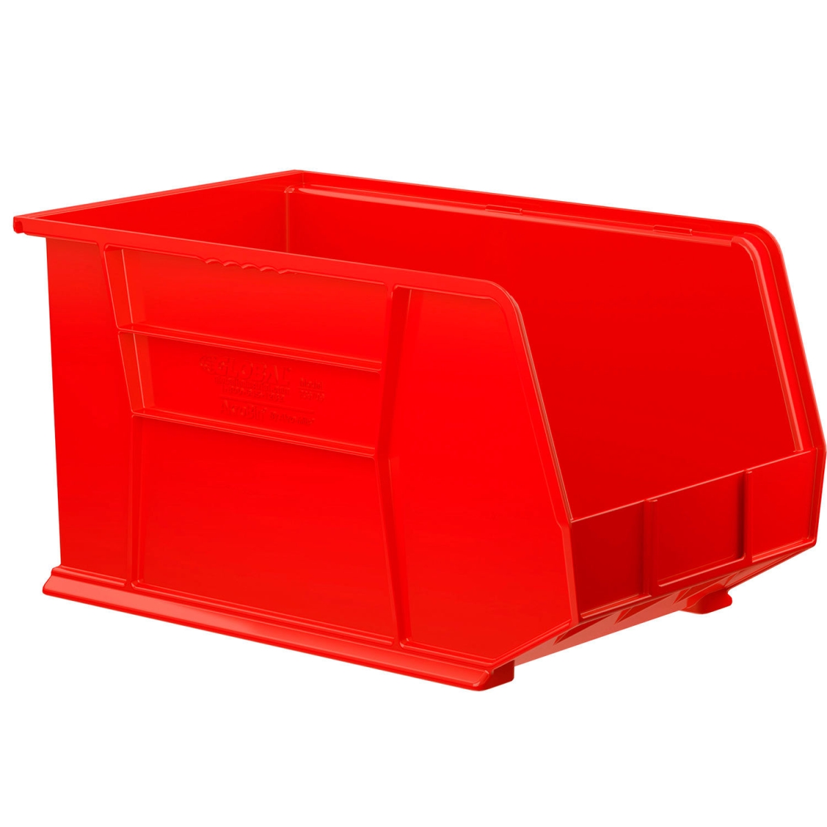 5217502 18 x 11 x 10 in. AkroBin Plastic Hang & Stack Bin - Red