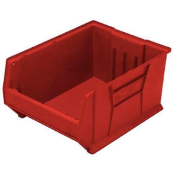 Quantum Food Service QUS976 RD Hulk Stack Shelf Container - 29 7/8 x 16 1/2, Red