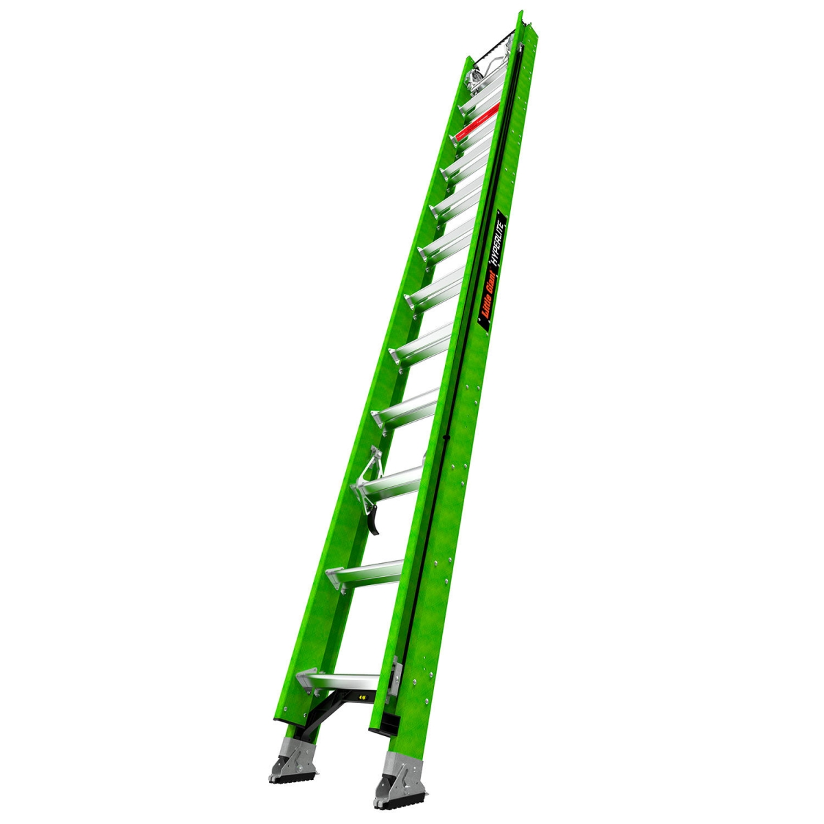B3145093 Hyperlite Extension Ladder with Cable Hooks - Claw & Pole Strap - 24 ft. Type IA - 300 lbs