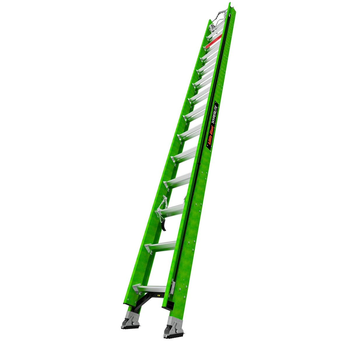 B3145124 Hyperlite Extension Ladder with Cable Hooks - Claw & V-Bar - 28 ft. Type IA - 300 lbs