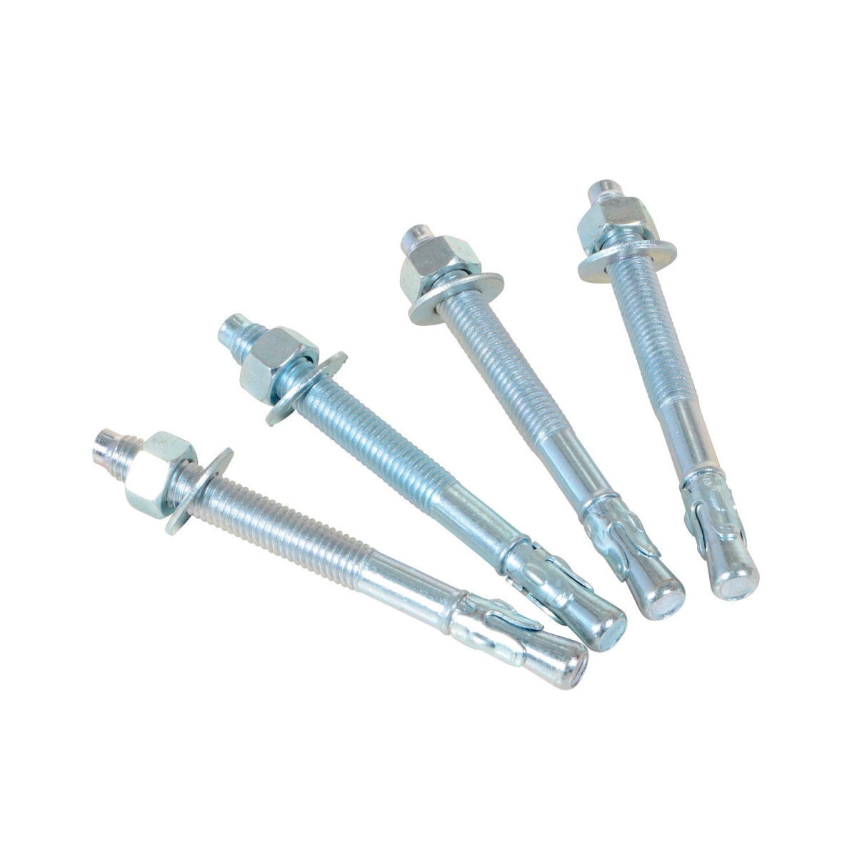 442873 Concrete Lag Bolts - Silver - Pack of 4