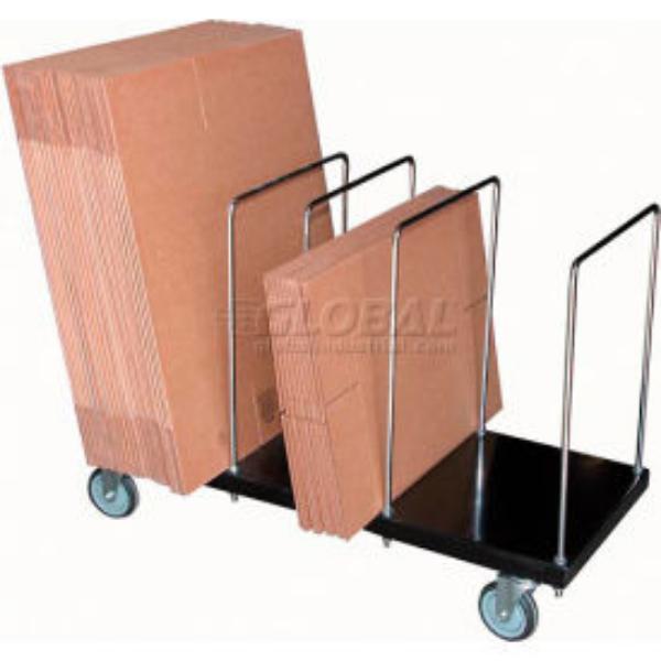 Picture of Vestil Manufacturing 984991 Portable Storage Truck Single Level CTPT-1844-CK - Black - 400 lbs