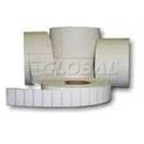 B986216 Zebra All Temperature Adhesive Perforated Direct Thermal Paper Labels - 3 x 1 in. - White - Pack of 6