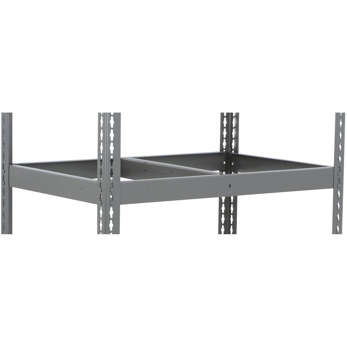 Global Industrial SBD1542N Extra Heavy Duty Boltless Shelving Additional Shelf - No Deck, Gray - 42 x 15 in.