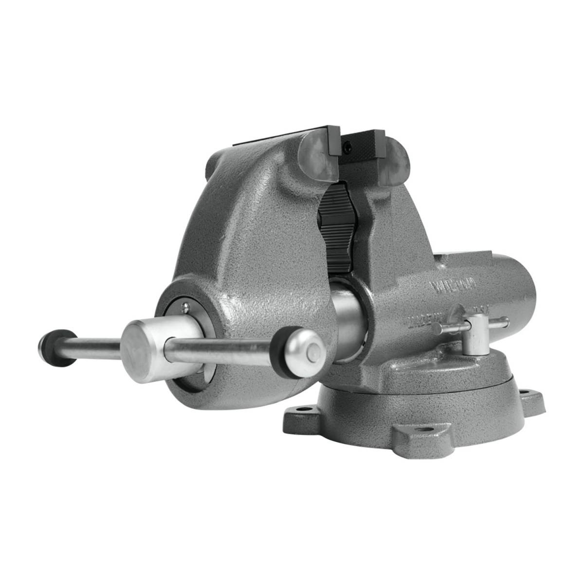 B3081202 Wilton Combination Pipe & Bench 5 in. Jaw Round Channel Vise with Swivel Base - Gray