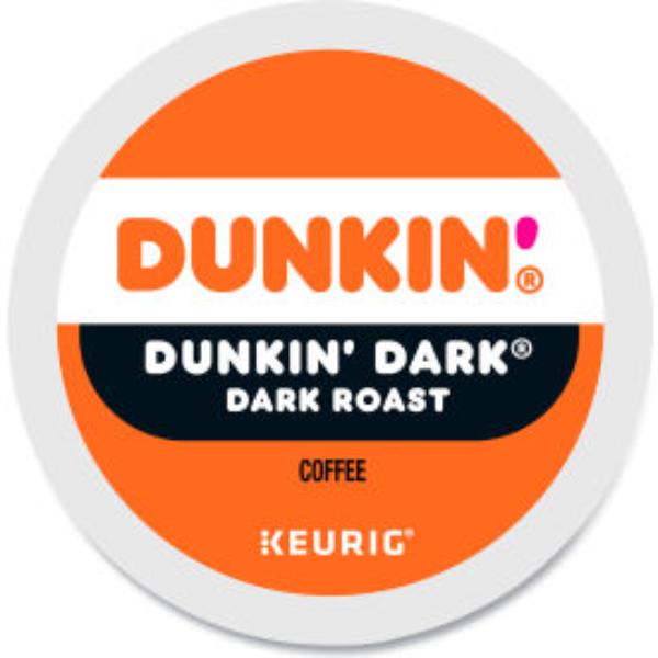 Picture of United Stationers Supply B3142689 Dunkin Original Roast Coffee - Regular - Dark Ground - K-Cup Pods - 0.37 oz Capacity - Pack of 22