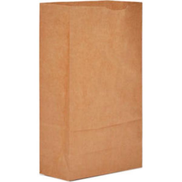 Picture of United Stationers Supply B567488 Duro Bag Extra Heavy Duty Paper Grocery Bags - No. 6 - 6 x 3.625 x 11.17 in. - Kraft - Pack of 500