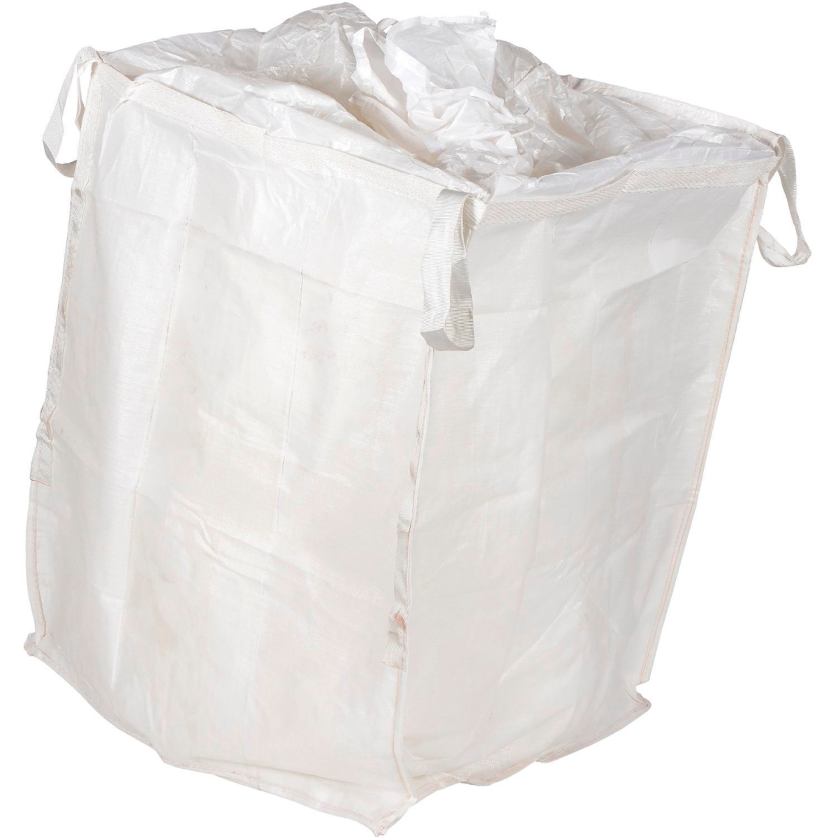 FIBC Bulk Bag - White - 36 x 36 x 45 in. - 3300 lbs Capacity